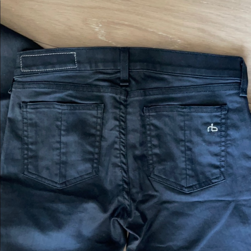Rag & Bone Jean “the legging” in Black - Picture 4 of 5